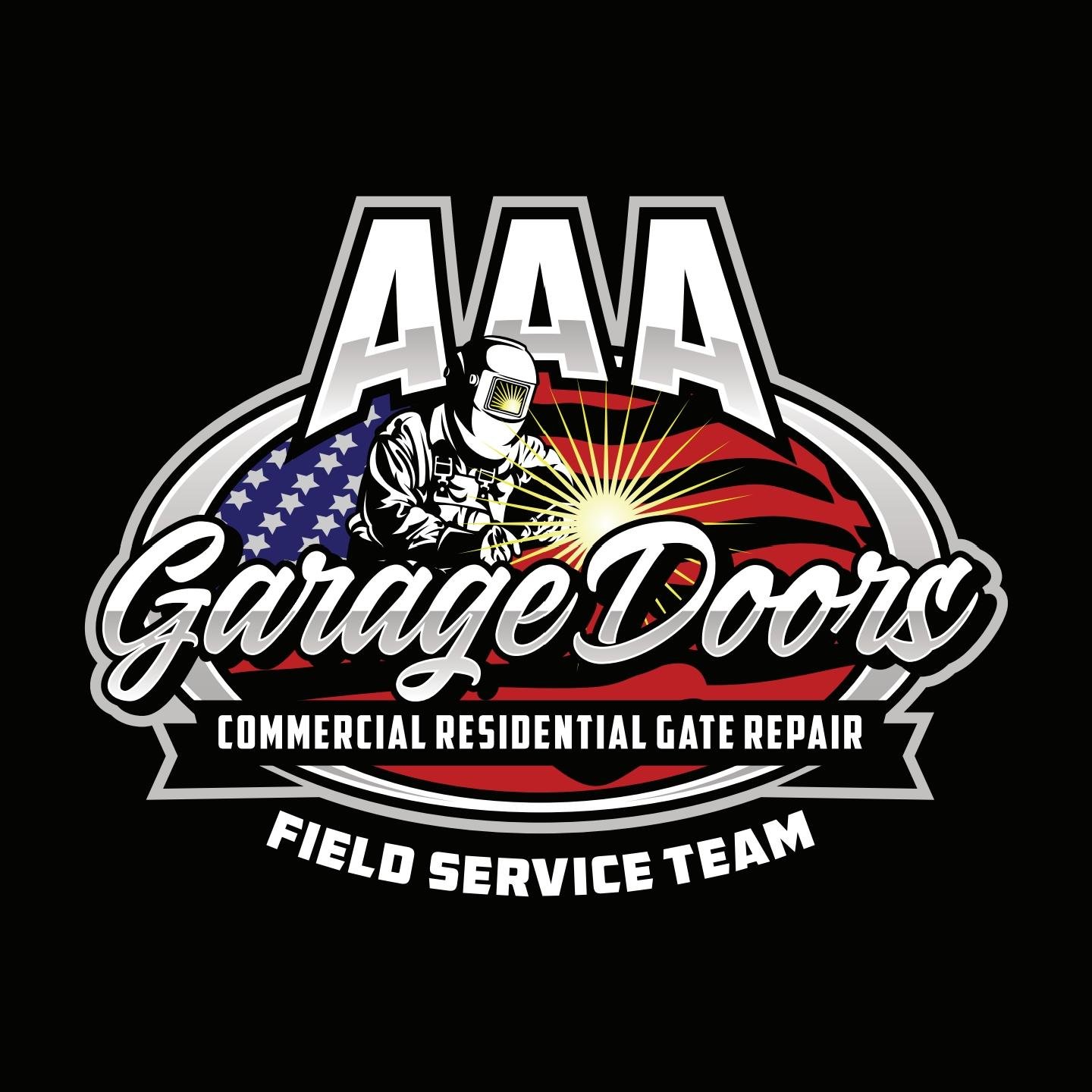 Cover Image and logo for aaa garage door and gates 